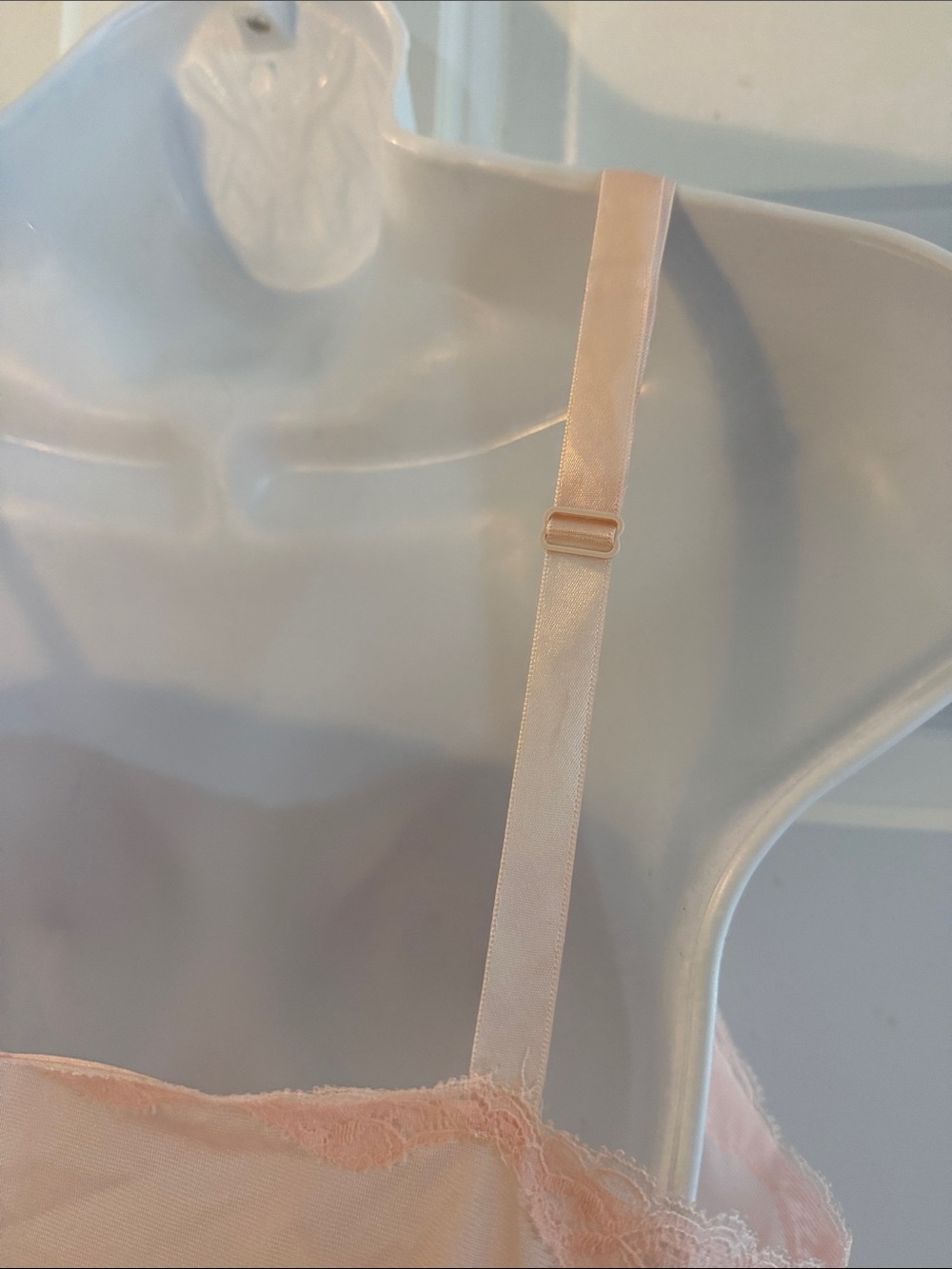 Lorraine vintage camisole Pink Antron Nylon size 34 coquette romantic - Picture 6 of 6